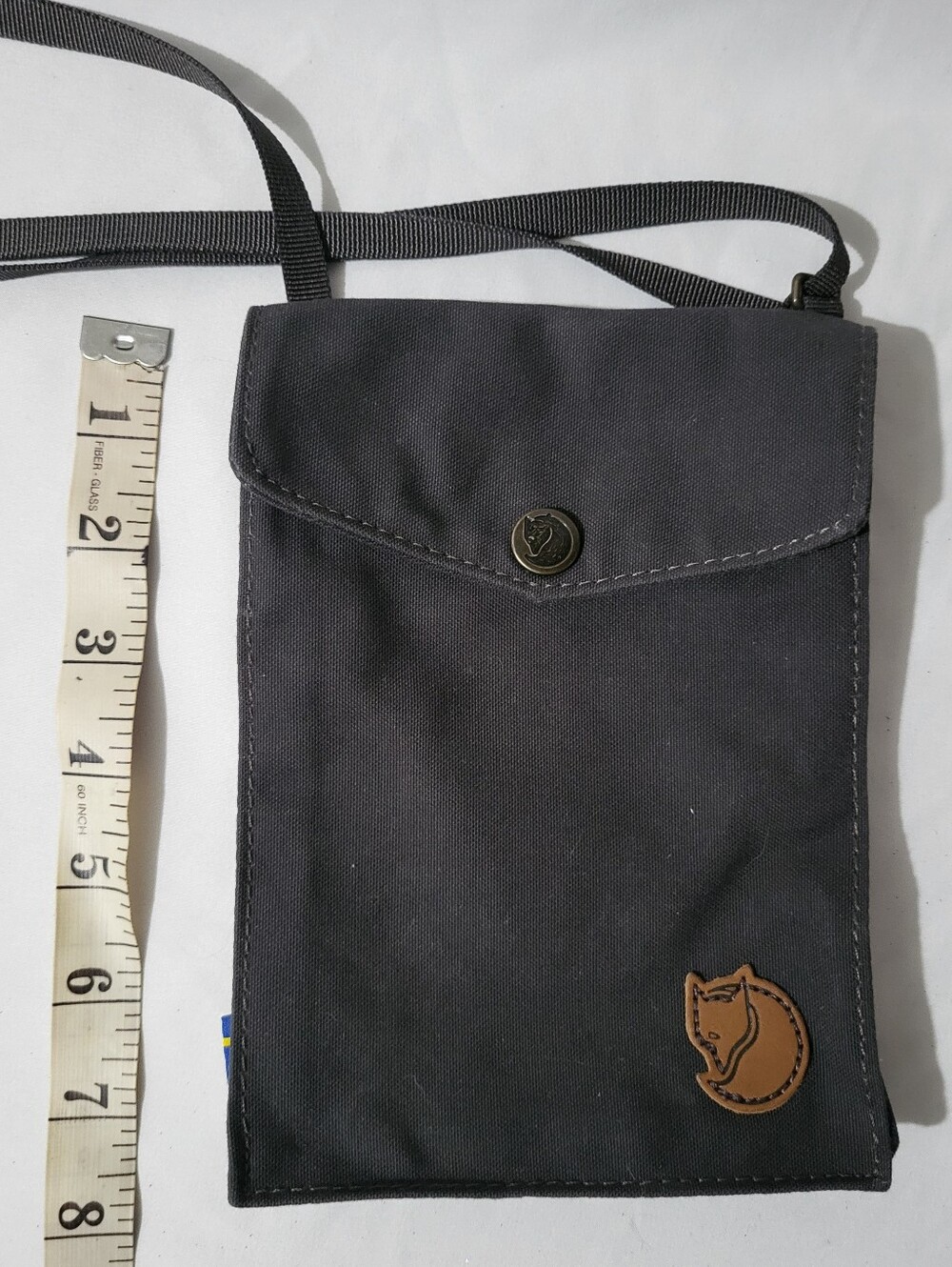 Fjallraven G-1000 Pocket Bag Arctic Fox Adjustable Strap Travel Passport Bag